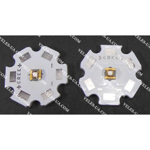 світлодіод 3W/3,2…3,6V/700mA 395-400нм УЛЬТРОФІОЛЕТОВИЙ (на радіаторі) (артикул: 29-0133.UV) світлодіод 3W/3,2…3,6V/700mA 395-400нм УЛЬТРОФІОЛЕТОВИЙ (на радіаторі) (артикул: 29-0133.UV)