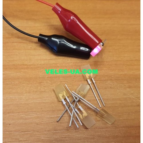 світлодіод плоский мутна жовта лінза ЧЕРВОНИЙ простий КИПМ01А-1К, 2V, 10mA, 0.4mkd, 655nm (артикул: 29-0202.) світлодіод плоский мутна жовта лінза ЧЕРВОНИЙ простий КИПМ01А-1К, 2V, 10mA, 0.4mkd, 655nm (артикул: 29-0202.)