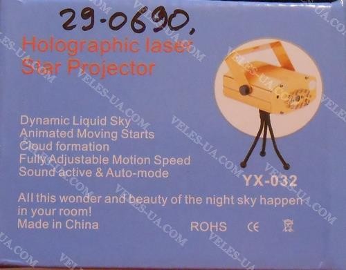 стобоскоп mini Laser Stage , model:YX-032 (артикул: 29-0690.) стобоскоп mini Laser Stage , model:YX-032 (артикул: 29-0690.)