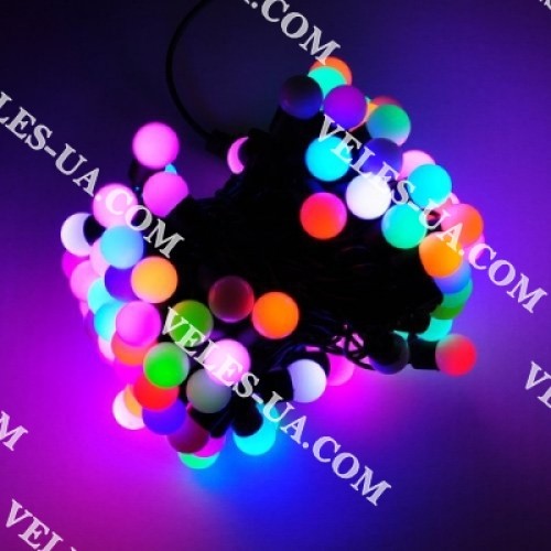 гірлянда 40LED, Шарик малий матовий, RGB (артикул: 29-0765.RGB) гірлянда 40LED, Шарик малий матовий, RGB (артикул: 29-0765.RGB)