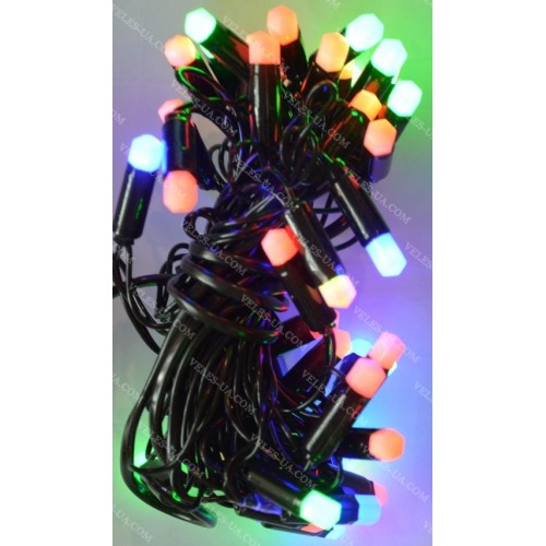 гірлянда 40LED, Шестикутник малий матовий, RGB (артикул: 29-0766.RGB) гірлянда 40LED, Шестикутник малий матовий, RGB (артикул: 29-0766.RGB)