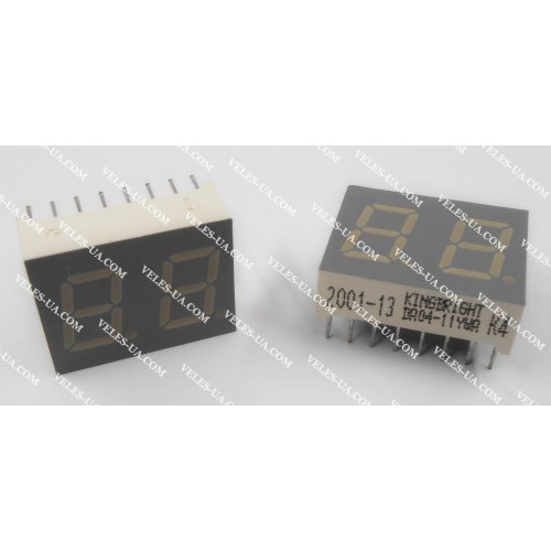 LED індикатор 2 роз., Анод, Y, 0.40 LED індикатор 2 роз., Анод, Y, 0.40