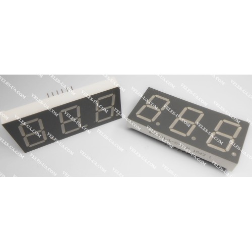 LED індикатор 3 роз., Катод, RD, 0.80 LED індикатор 3 роз., Катод, RD, 0.80