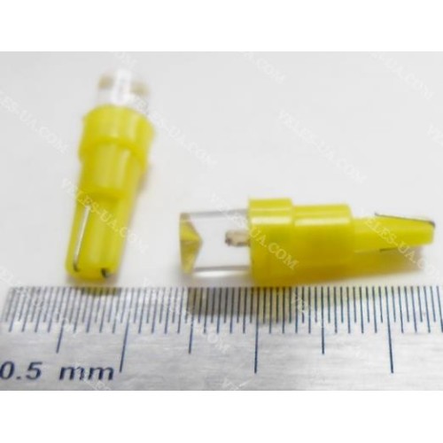 авто-лампочка T5-1LED FLUX ЖОВТИЙ код-001/2 (артикул: 29-1001.Y) авто-лампочка T5-1LED FLUX ЖОВТИЙ код-001/2 (артикул: 29-1001.Y)