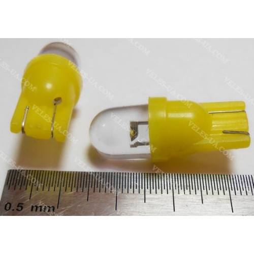 авто-лампочка T10- 1LED FLUX ЖОВТИЙ код-009/2 (артикул: 29-1003.Y) авто-лампочка T10- 1LED FLUX ЖОВТИЙ код-009/2 (артикул: 29-1003.Y)