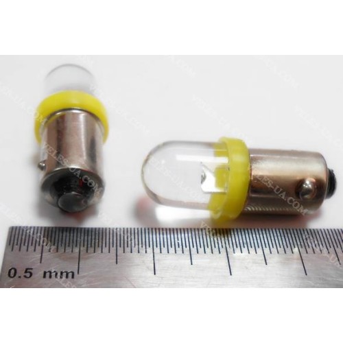 авто-лампочка BA9S-1LED-FLUX ЖОВТИЙ код-20/3 (артикул: 29-1005.Y) авто-лампочка BA9S-1LED-FLUX ЖОВТИЙ код-20/3 (артикул: 29-1005.Y)