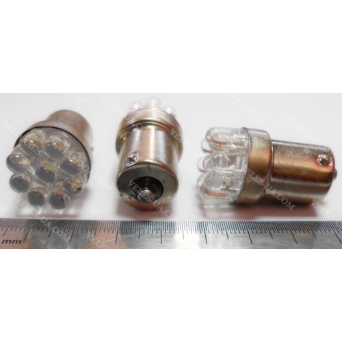авто-лампочка S25- 9LED FLUX, 1конт, БІЛИЙ код-181 (артикул: 29-1040.W) авто-лампочка S25- 9LED FLUX, 1конт, БІЛИЙ код-181 (артикул: 29-1040.W)