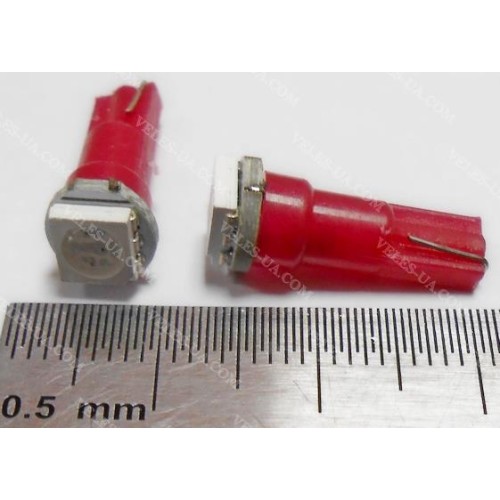 авто-лампочка T5-1LED SMD5050 ЧЕРВОНИЙ код-192 (артикул: 29-1041.RD) авто-лампочка T5-1LED SMD5050 ЧЕРВОНИЙ код-192 (артикул: 29-1041.RD)