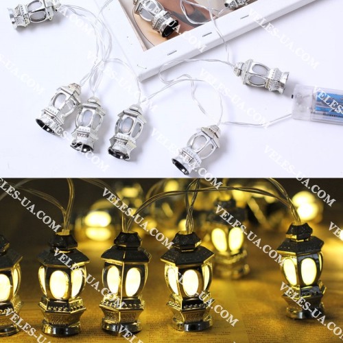 гірлянда 20LED, Фонарики Gold, 4м, білий теплий, RV-79 (артикул: 29-1512.) гірлянда 20LED, Фонарики Gold, 4м, білий теплий, RV-79 (артикул: 29-1512.)