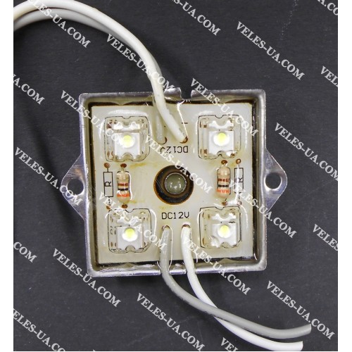 модуль 4LED піранья ЖОВТИЙ MTK-12FS34-4Y 4×34×34 (артикул: 29-2006.Y) модуль 4LED піранья ЖОВТИЙ MTK-12FS34-4Y 4×34×34 (артикул: 29-2006.Y)