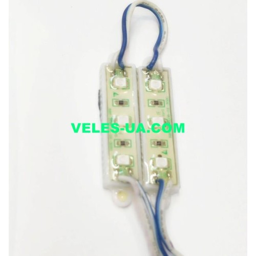 модуль 3LED 3528 SMD СИНІЙ MTK-312FT3310-3B 3×10×33 (артикул: 29-2008.BL) модуль 3LED 3528 SMD СИНІЙ MTK-312FT3310-3B 3×10×33 (артикул: 29-2008.BL)