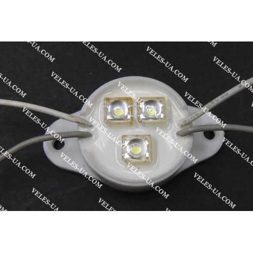 модуль 3LED піранья ЖОВТИЙ MTK-12FS80-4Y 12×d30 (артикул: 29-2019.Y) модуль 3LED піранья ЖОВТИЙ MTK-12FS80-4Y 12×d30 (артикул: 29-2019.Y)