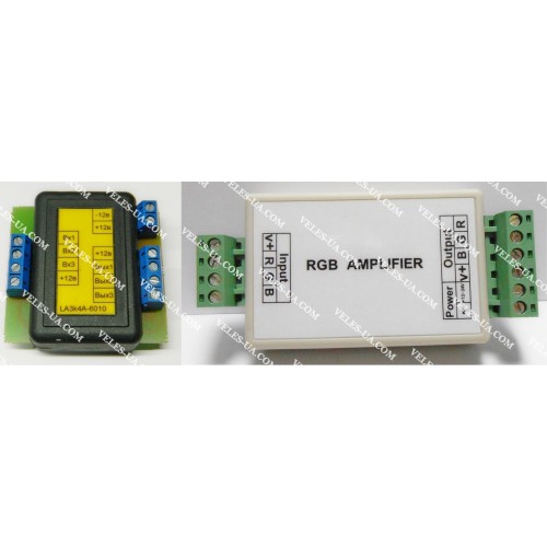 Підсилювач контролера LA3k4A-0155 , RGB (артикул: 29-3004) Підсилювач контролера LA3k4A-0155 , RGB (артикул: 29-3004)
