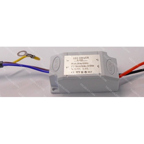 Драйвер для LED 10W, Iвих=280мА , Uвих=24-33V, Uвх=85-265VAC 50/60Hz, IP65 (артикул: 29-3017) Драйвер для LED 10W, Iвих=280мА , Uвих=24-33V, Uвх=85-265VAC 50/60Hz, IP65 (артикул: 29-3017)