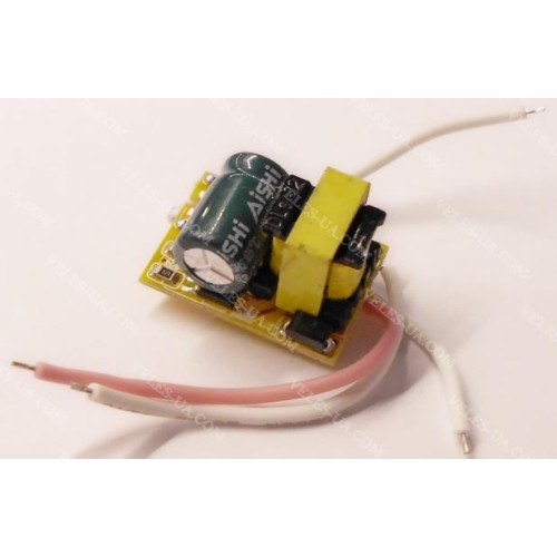Драйвер для світлодіодів Iвих=400мА , Uвх=220V (2 - 3шт LED 1W послідовно) (артикул: 29-3020) Драйвер для світлодіодів Iвих=400мА , Uвх=220V (2 - 3шт LED 1W послідовно) (артикул: 29-3020)