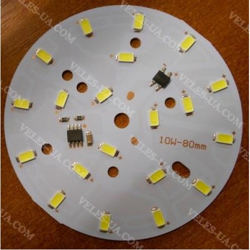 модуль LED d 80mm 10W AC220V 20LED5630 білий холодний (артикул: 29-3704.WC) модуль LED d 80mm 10W AC220V 20LED5630 білий холодний (артикул: 29-3704.WC)