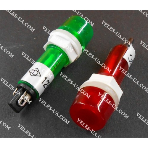 Неонка 12V d=10mm ЗЕЛЕНА в корпусі art:4007 (артикул: 29-4007.GN) Неонка 12V d=10mm ЗЕЛЕНА в корпусі art:4007 (артикул: 29-4007.GN)
