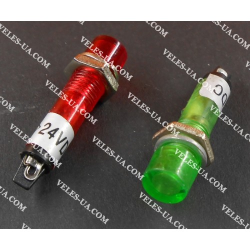 Неонка 24V d=7mm ЧЕРВОНА в корпусі art:4201 (артикул: 29-4201.RD) Неонка 24V d=7mm ЧЕРВОНА в корпусі art:4201 (артикул: 29-4201.RD)