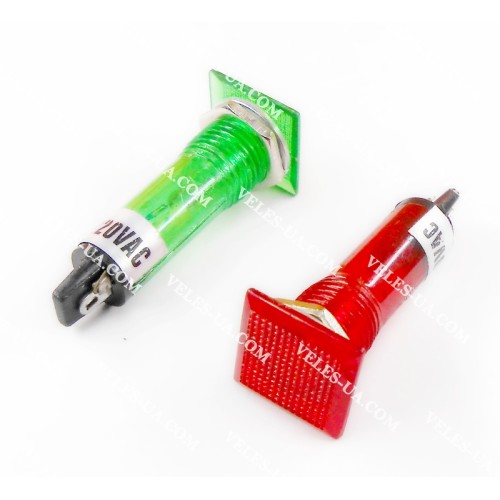 Неонка 220V d=10mm ЧЕРВОНА в корпусі art:4609 (артикул: 29-4609.RD) Неонка 220V d=10mm ЧЕРВОНА в корпусі art:4609 (артикул: 29-4609.RD)