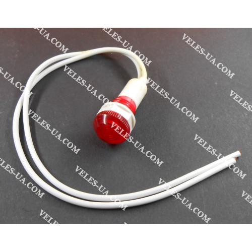 Неонка 220V d=12mm ЧЕРВОНА в корпусі art:4611 (артикул: 29-4611.RD) Неонка 220V d=12mm ЧЕРВОНА в корпусі art:4611 (артикул: 29-4611.RD)