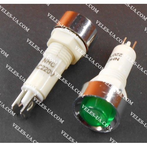 Неонка 220V d=10mm ЗЕЛЕНА в корпусі art:4614 NHC-10 (артикул: 29-4614.GN) Неонка 220V d=10mm ЗЕЛЕНА в корпусі art:4614 NHC-10 (артикул: 29-4614.GN)