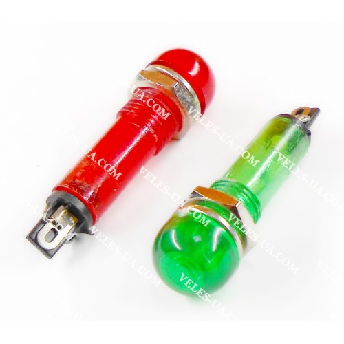 Неонка 220V d=10mm ЗЕЛЕНА в корпусі art:4619 (артикул: 29-4619.GN) Неонка 220V d=10mm ЗЕЛЕНА в корпусі art:4619 (артикул: 29-4619.GN)