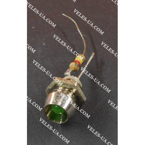 Неонка 220V d=5mm ЗЕЛЕНА в корпусі art:4622-05 (артикул: 29-4622-05.GN) Неонка 220V d=5mm ЗЕЛЕНА в корпусі art:4622-05 (артикул: 29-4622-05.GN)