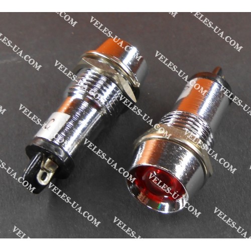 Неонка 220V d=12mm ЧЕРВОНА в корпусі art:4622-12 (артикул: 29-4622-12.RD) Неонка 220V d=12mm ЧЕРВОНА в корпусі art:4622-12 (артикул: 29-4622-12.RD)