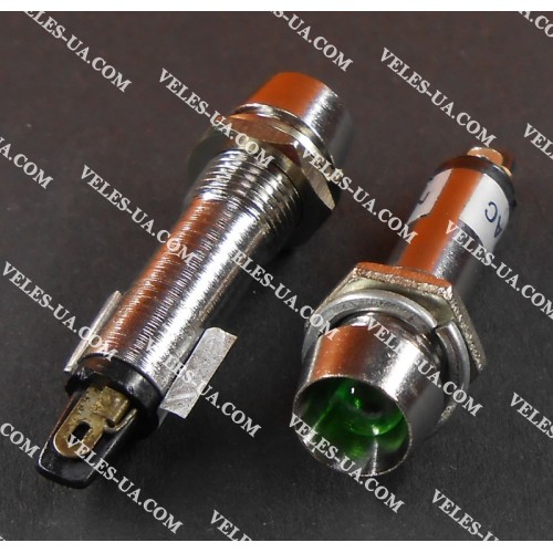 Неонка 220V d=8mm ЗЕЛЕНА в корпусі art:4623 (артикул: 29-4623.GN) Неонка 220V d=8mm ЗЕЛЕНА в корпусі art:4623 (артикул: 29-4623.GN)