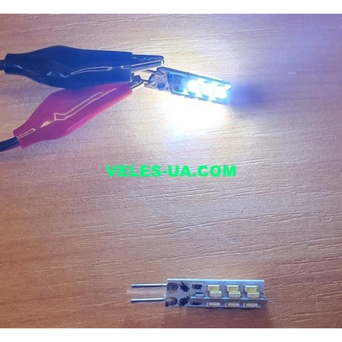 лампочка LED G4 , 1.5W, 12V 4500-5000K, 24LED, SMD3014, Білий холодний, ВІДКРИТА (артикул: 29-5003.WC) лампочка LED G4 , 1.5W, 12V 4500-5000K, 24LED, SMD3014, Білий холодний, ВІДКРИТА (артикул: 29-5003.WC)