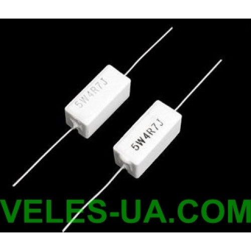 опір 5W 47R (артикул: 5W-47R) опір 5W 47R (артикул: 5W-47R)