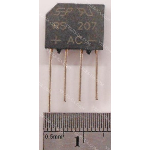 міст 2A x 1000V корпус Гребінка, виводи Гнучкі, RS210, RS207 (артикул: KBP10) міст 2A x 1000V корпус Гребінка, виводи Гнучкі, RS210, RS207 (артикул: KBP10)