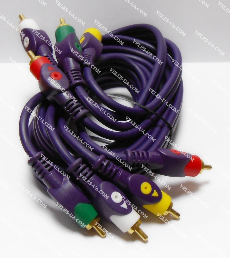 шнур 4RCA Штекера х 4RCA Штекера шнур 4RCA Штекера х 4RCA Штекера