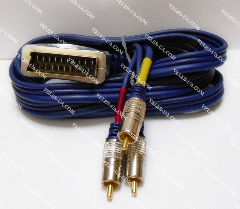шнур Штекер Скарт х 3RCA Штекера шнур Штекер Скарт х 3RCA Штекера