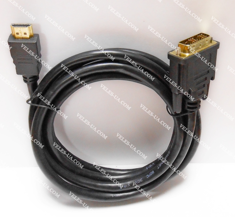 шнур Штекер HDMI х Штекер DVI шнур Штекер HDMI х Штекер DVI