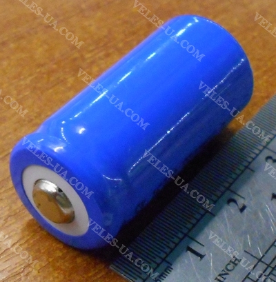 акумулятори 16340, CR123, 3,7V, d16,5mm