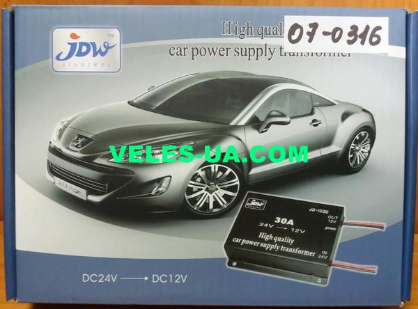 Перетворювачі з 24V в 12V Перетворювачі з 24V в 12V