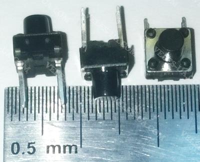 мікро-кнопка  6х6mm, 2pin